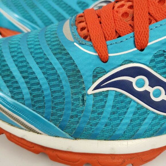 Saucony Kinvara Blue / Orange‎ Shoes 10157-4 Pro Grid Running - Women's Size 10 - Picture 3 of 10